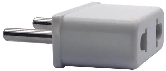 Alt view image 6 of 7 - 5 Pack 2-Prong US To EU Travel Plug Adapter Power Converter ,Euro US Plug Adapter,US EU Plug Adapter Electrical Adapter,EU4.0mm Power Adapter White Style A 4.0mm