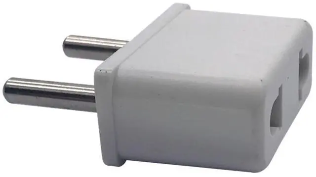 Alt view image 7 of 7 - 5 Pack 2-Prong US To EU Travel Plug Adapter Power Converter ,Euro US Plug Adapter,US EU Plug Adapter Electrical Adapter,EU4.0mm Power Adapter White Style A 4.0mm