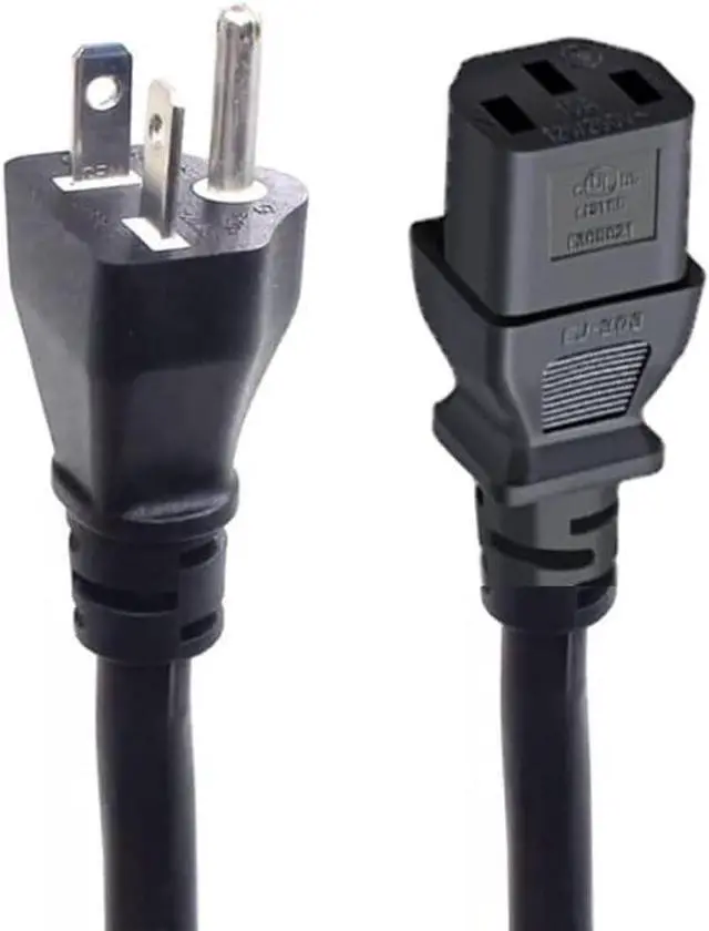 Main image of NEMA 6-20P to C13 Power Cord Plug, US 3 Prong 6-20P to IEC320 C13 Computer Power Cord Replacement, for PDU UPS, 6ft/1.8m, 14AWG, UL Listed