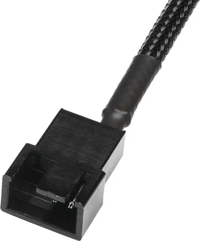 Alt view image 4 of 6 - USB to 3/4-Pin PWM 5V USB Sleeved Fan Power Adapter Cable