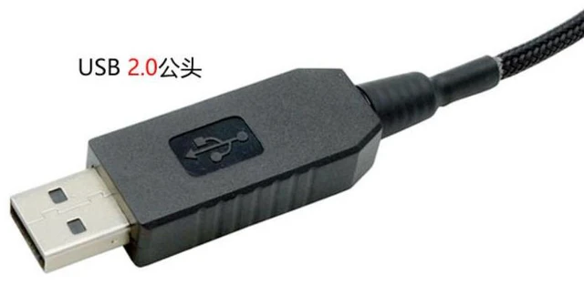Alt view image 4 of 6 - USB to 3* 3/4-Pin PWM 5V USB Sleeved Fan Y Splitter Power Cable 1-to-3