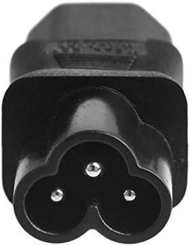 Alt view image 6 of 7 - IEC320 C6 to 2 C13 Y Splitter Power Cord,IEC320 C6 Male to 2*C13 Female Y Split Power Cable,C6 to Dual C13 IEC Splitter,C5 Power Strip,Dual IEC Double,18AWG,1ft/0.3m