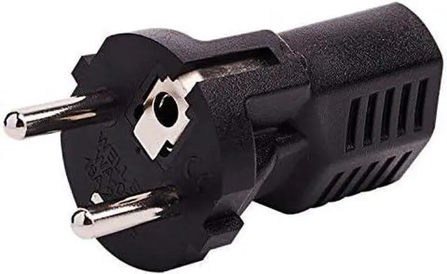 Alt view image 2 of 7 - (2 Pack)EU US Plug Adapter,Euro US Plug Adapter Power Converter,European Schuko CEE7/7 Male Plug to USA 3 Prong NEMA5-15R Female Socket Electrical Adapter (Schuko to 5-15R Adapter)