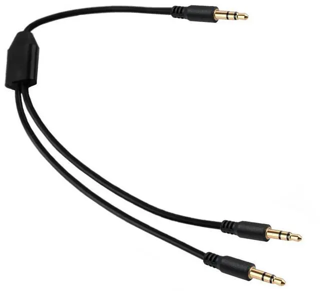 Alt view image 5 of 6 - Audio Y Splitte Cable ,3.5mm 1 Male to 2 Male Audio Splitter, TRS Stereo Jack Headphones Adapter Cable for Smartphone, Computer, Mp3, Earphone, Speakers (M to 2M) ,1.6ft/50cm