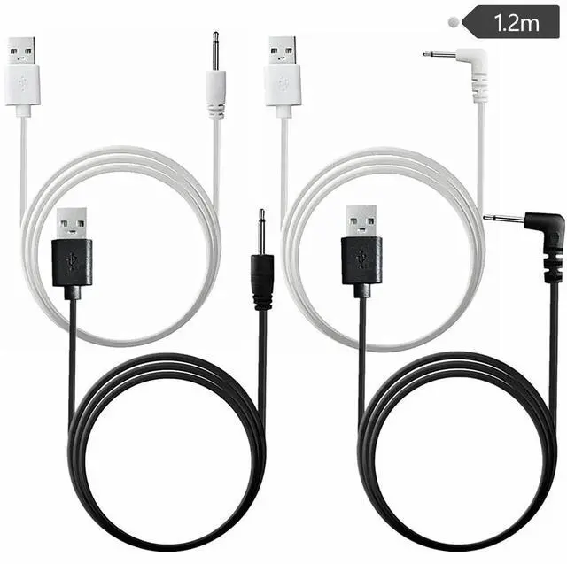 Alt view image 5 of 6 - Replacement DC Charging Cable, USB to DC 2.5mm Fast Charger Cord Adapter - 2.5mm (This is NOT Barrel Jack),4ft/1.2m,White Straight