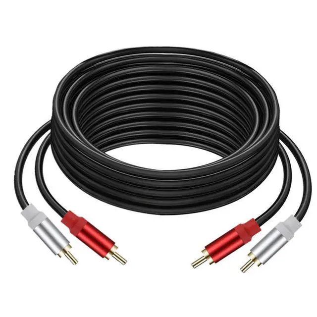 Alt view image 2 of 7 - 2RCA to 2RCA Cable 10Ft, Gold-Plated 2 RCA Male to 2 RCA Male Stereo Audio Cable for Home Theater, HDTV, Gaming Consoles, Hi-Fi Systems,32ft/10m