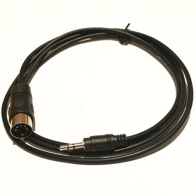 Alt view image 6 of 6 - 5-Pin DIN-Male Cable, 5 Pin Din Plug to 3.5mm(1/8in) TRS Stereo Male Jack Stereo Audio Cable for Playing The Musical Instrument Signal Output, 5ft/1.5m