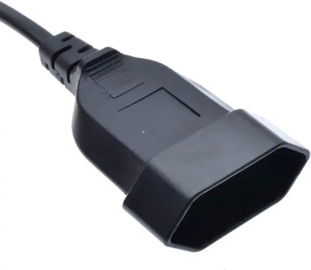 Alt view image 2 of 6 - Euro 2 Prong Cord Extender, European Extension Cord PC Male to Female EU Extension Cable M/F for PC Computer PDU UPS, Euro CEE7/16 MF Extension Cord,18AWG,3ft/1m