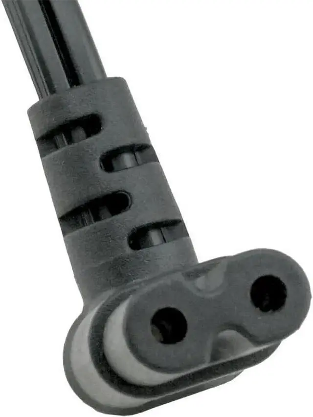 Alt view image 6 of 7 - UK to C7 Elbow Plug Power Cord PC,UK Plug BS1363 to 90 Degree Up/Down Angle IEC C7 Figure-8 Power Cord Plug,Non-Polarized Figure 8 to UK Power Cable with 3A Fuse, 18AWG,6.6ft/2m
