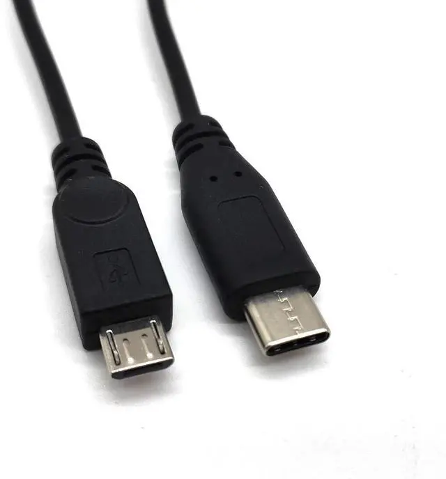 Alt view image 6 of 7 - USB C Splitter Cable, USB Type C Female to Male and Micro USB Male Y Splitter Extension Charge Cable ,1ft/30cm