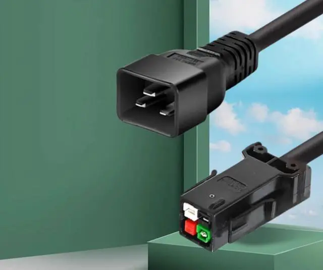 Alt view image 7 of 7 - Antminer C20 to P13 Heavy Duty Power Cord for L9, S21, KS5, AL1 Bitmain Antminer S19jXP S21hyd Power Cable,Heavy Duty PA45 C20 to P13 s21 PDU Short Power Cord 12AWG (1.6ft/0.5m)