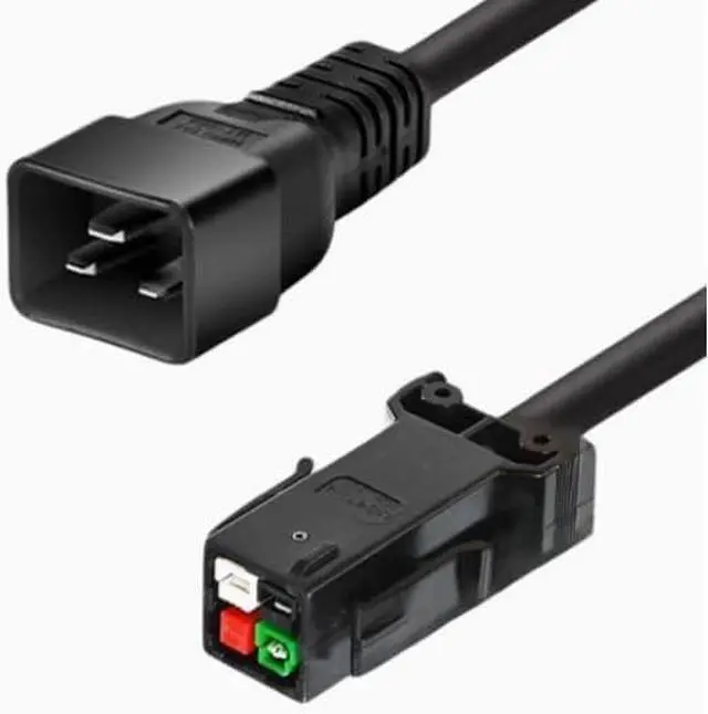 Main image of Antminer C20 to P13 Heavy Duty Power Cord for L9, S21, KS5, AL1 Bitmain Antminer S19jXP S21hyd Power Cable,Heavy Duty PA45 C20 to P13 s21 PDU Short Power Cord 12AWG , 32ft/10m