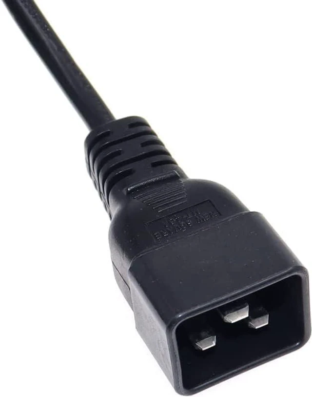 Alt view image 3 of 7 - Heavy Duty Power Cord,16A (IEC309 to C20),Blue IEC309 to IEC 320 C20 Power Cable for UPS/PDU, 13AWG (16A, 16ft/5m)