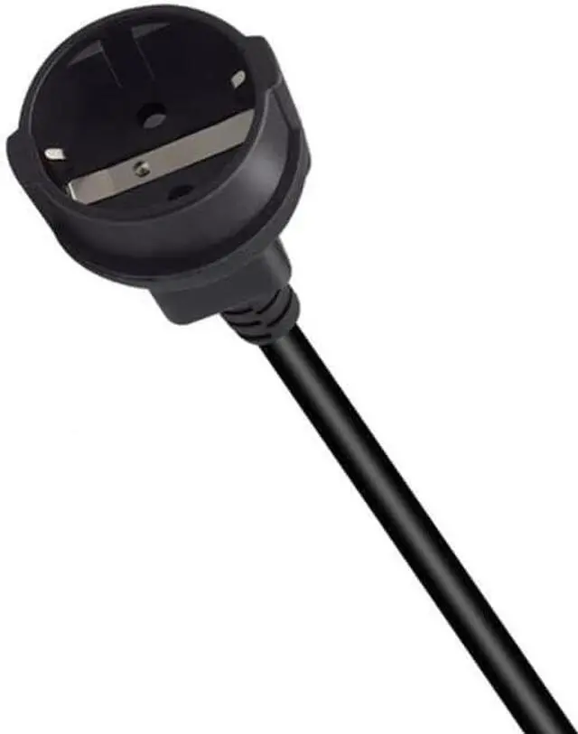 Alt view image 7 of 7 - 5-15P to Euro CEE7/7 Short Power Cord Plug,Toptekits US 3-Prong NEMA5-15P Standard Plug to CEE 7/7 Schuko European Female Socket Power Cord,EU US Plug Adapter, 16AWG,1ft/0.3m (5-15P to Schuko)