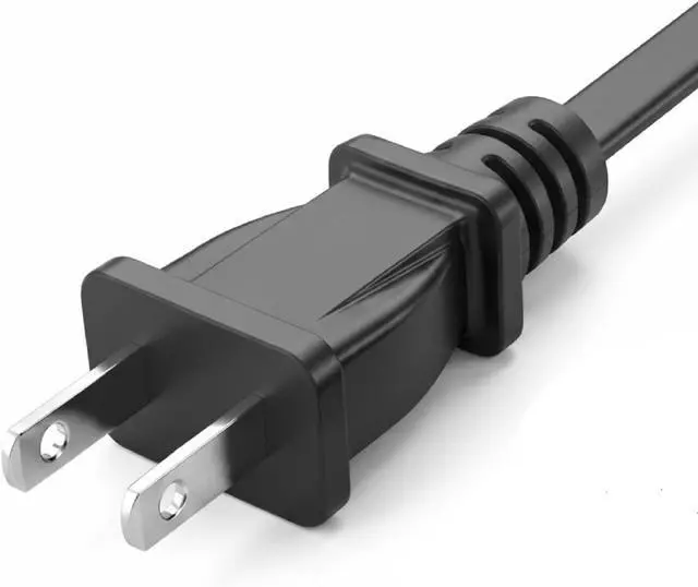 Alt view image 2 of 5 - NEMA 1-15P to C13 Short Power Cord,IEC 320 C13 Kettle to NEMA 1-15P 2 Prong JP US Male Plug Short Power Cable,18AWG, 10A 250V, 6ft/2m