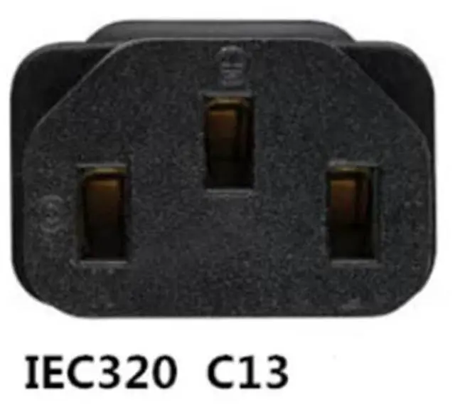 Alt view image 5 of 5 - NEMA 1-15P to C13 Short Power Cord,IEC 320 C13 Kettle to NEMA 1-15P 2 Prong JP US Male Plug Short Power Cable,18AWG, 10A 250V, 6ft/2m