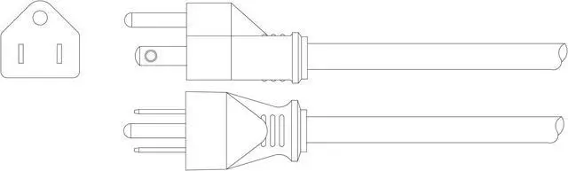 Alt view image 7 of 7 - 12AWG Heavy Duty Power Extension Cord,4-in-1 NEMA 5-15P to 5-15R/5-20R/6-20R/6-15R Short Power Cord PC,US Standard 3 Prong Cord Extender,12 Gauge Extension Cable ,UL Listed,2ft/0.6m