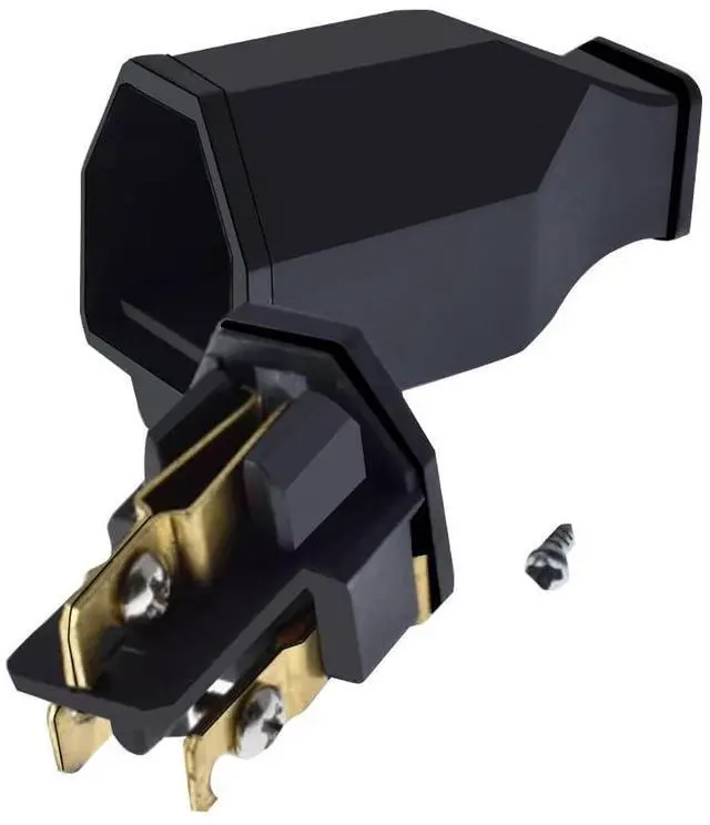 Alt view image 6 of 7 - 2-Pack US Standard 3 Prong Female socket Nema 5-15R DIY Power Converter Travel Plug Adapter,US Female connector, NEMA 5-15R Receptacle US DIY Grounding Rewireable Power Plug