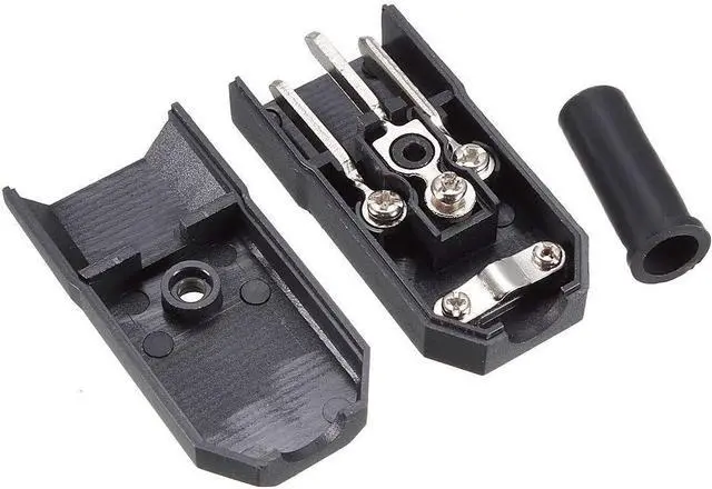 Alt view image 4 of 7 - (5 Pack) IEC C14 Male Connector Electrical Adapter, DIY IEC320 C14 Rewireable Power Plug 3 Prong Adapter Power Converters 10A/250V