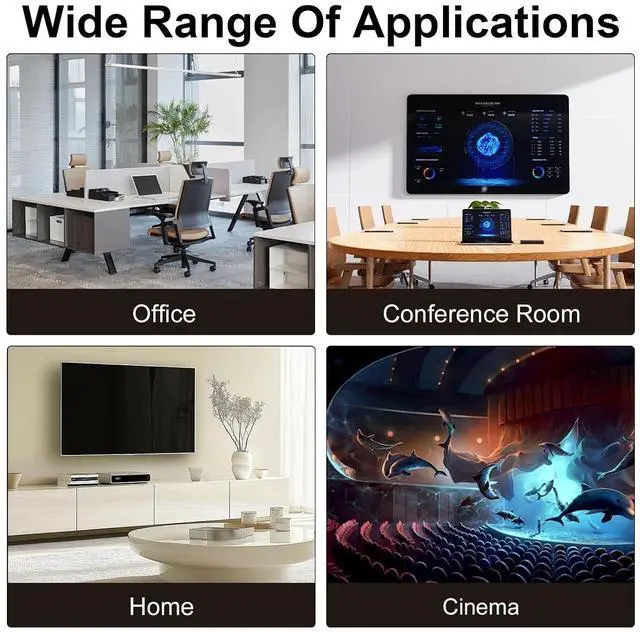 Alt view image 6 of 7 - 4K HDMI Keystone Jack Cable, 4K Female to Female HDMI Pigtail Cable, Keystone Wall Plate Pigtail Video Extension Cord Snap-in Connector Support 3D, 4K@60hz,8in/20cm