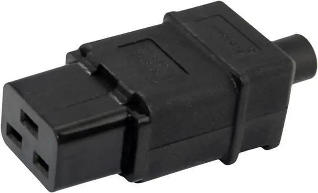 Alt view image 3 of 7 - 2 Pack IEC 320 C19 Rewirable Power Plug Adapter, DIY IEC C19 AC Plug Connector, 16A 250V, Black