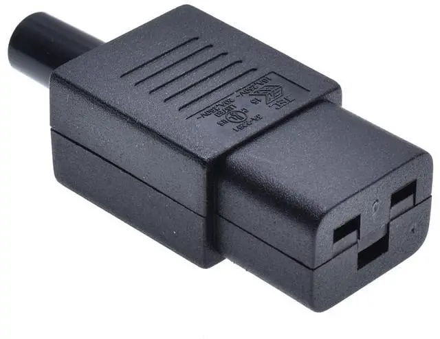 Alt view image 3 of 7 - 2 Pack UL Listed IEC 320 C19 Rewirable Power Plug Electrical Adapter,DIY IEC 320 C19 Female Plug, EN 60320 C19 Connector,16A 250V AC Power Converter