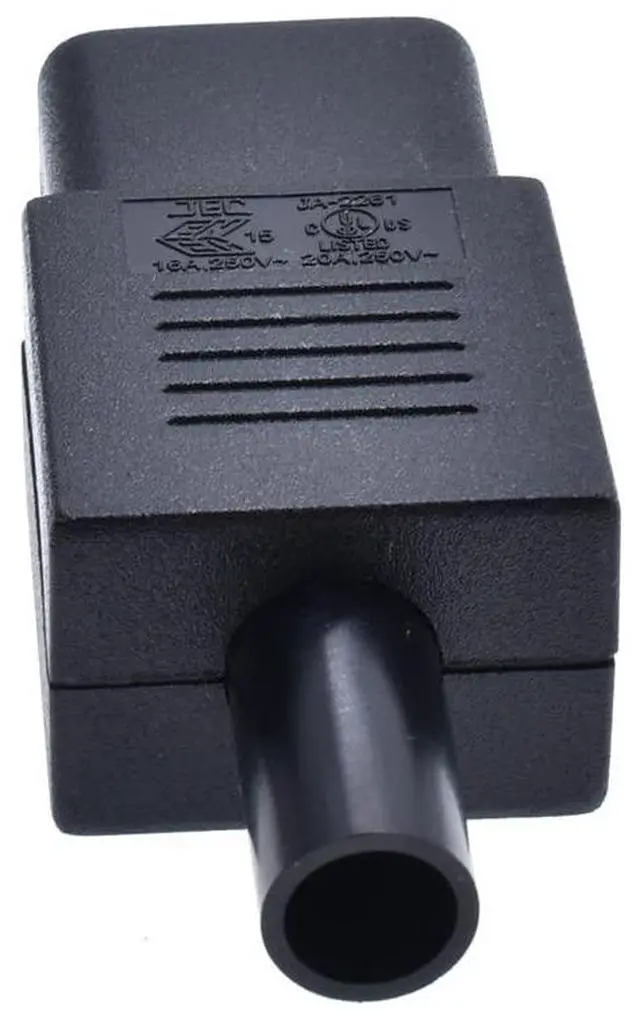 Alt view image 4 of 7 - 2 Pack UL Listed IEC 320 C19 Rewirable Power Plug Electrical Adapter,DIY IEC 320 C19 Female Plug, EN 60320 C19 Connector,16A 250V AC Power Converter