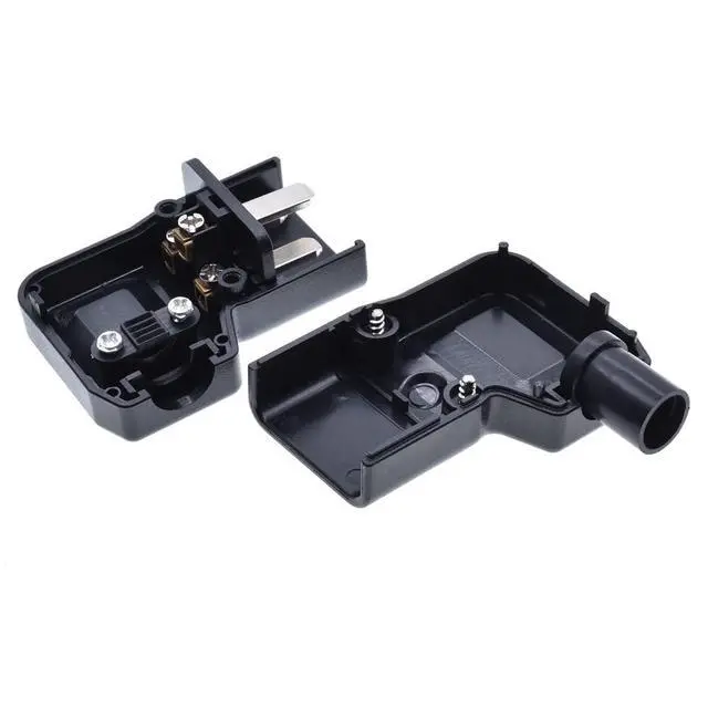 Alt view image 2 of 7 - 2 Pack 90-Degree Right Angled IEC 320 C20 Rewirable Power Plug,DIY IEC C20 Elbow Plug,IEC 320 C20 Electrical Adapter, 16A 250V, Power Converter