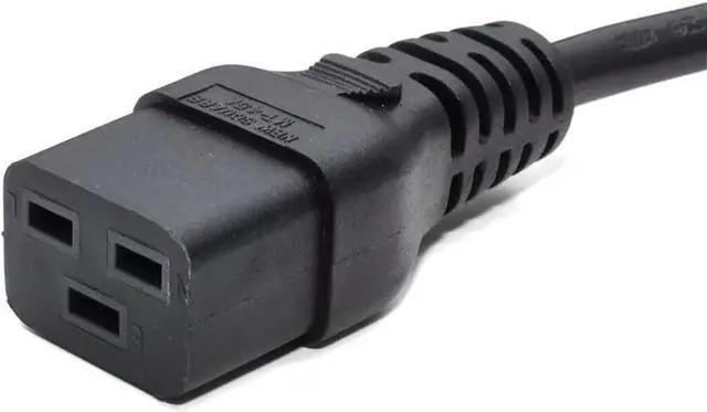 Alt view image 4 of 7 - Heavy Duty Power Cord Plug, Blue IEC309 to IEC 320 C19 for UPS/PDU PC Power Cable (16A IEC309 to C19, 6ft/2m)
