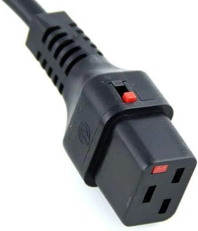 Alt view image 6 of 7 - Heavy Duty Power Cord Plug, Blue IEC309 to IEC 320 C19 with Lock for UPS/PDU PC Power Cable (32A IEC309 to Locking C19, 32ft/10m) 32A With Lock