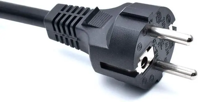 Alt view image 3 of 7 - Euro Schuko to C15 Heavy Duty Power Cord Plug, EU Schuko CEE7/7 to IEC320 C15 Female Power Cable, German Power Cord Appliances Power Cable Replacement, 16AWG, 3ft/1m