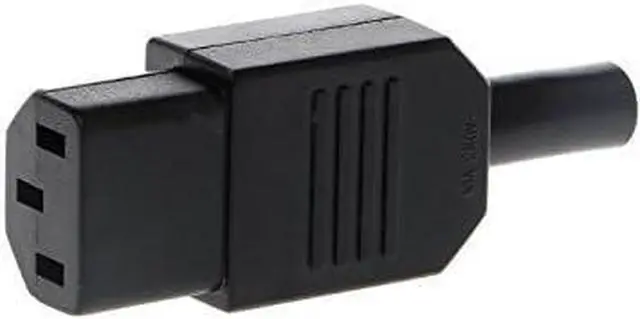 Alt view image 2 of 7 - 2-Pack IEC C13 Connector,DIY IEC 320 C13 Rewirable Power Plug 3 Prong Adapter Power Converter10A /250V, IEC Power Connector