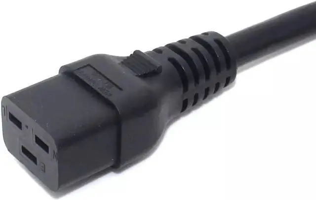 Alt view image 4 of 7 - European Schuko to C19 Power Cords, Euro CEE7/7 Schuko Male Plug to IEC 320 C19 Power Cable,EU 220V Power Cord ,16AWG, 3ft/1m