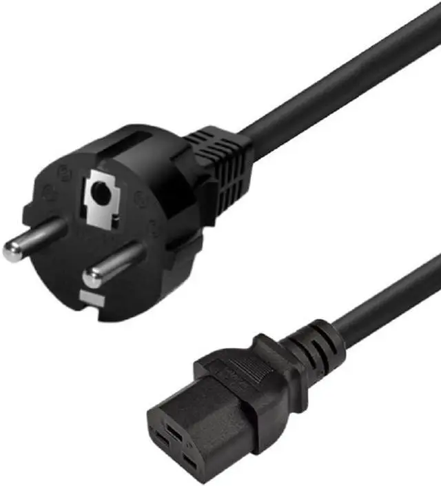Main image of European Schuko to C21 Power Cords, Euro CEE7/7 Schuko Male Plug to IEC 320 C21/C19 Power Cable,EU 220V Power Cord ,16AWG, 3ft/1m, C21 compatible with C19
