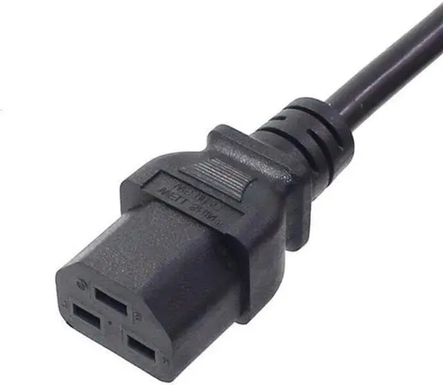 Alt view image 3 of 7 - European Schuko to C21 Power Cords, Euro CEE7/7 Schuko Male Plug to IEC 320 C21/C19 Power Cable,EU 220V Power Cord ,16AWG, 3ft/1m, C21 compatible with C19