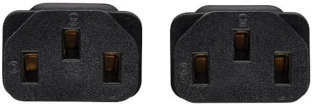 Alt view image 5 of 7 - C13 to C13 Power Extension Cord, IEC 320 C13 Female to C13 Female Computer Power Cord, C13 C14 Cable, IEC C14 Extender, IEC Cable, 2500W, 17AWG, 5ft/1.5m