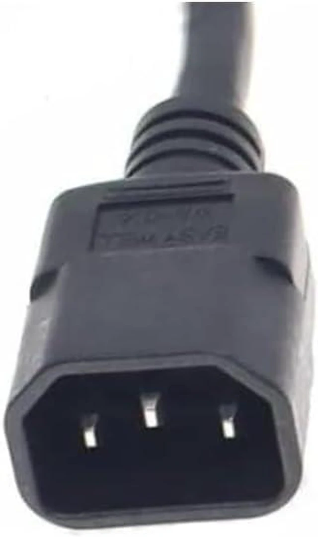Alt view image 4 of 7 - C14 to HVDC3 Power Cord for 16800 Series, HVDC3 Plug to IEC 320C14 SJT 16AWG,10ft/3m,IEC C14 Straight Male to HVDC 3 Straight Female PDU Power Cable