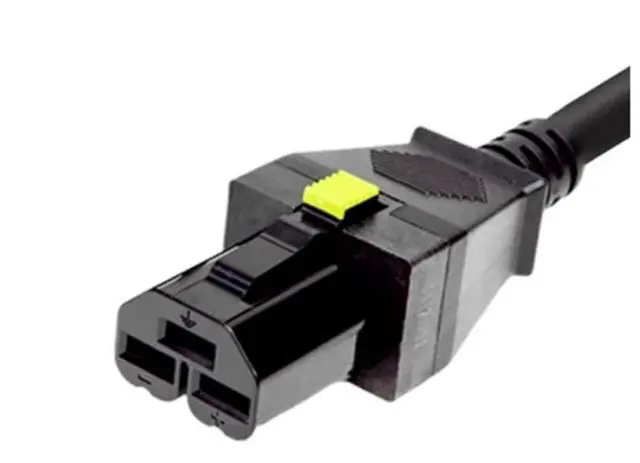 Alt view image 3 of 7 - C20 to HVDC3 Power Cord for 16800 Series, HVDC3 Plug to IEC320C20 SJT 16AWG,10ft/3m,IEC C20 Straight Male to HVDC 3 Straight Female PDU Power Cable