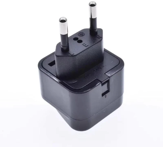 Alt view image 5 of 7 - 2 Pack Universal to Brazil Power converter Travel adapter,International to Brazil Brazilian Electrical Adapter,Brazil Travel Plug Adapter