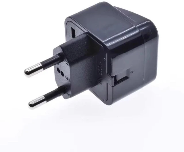 Alt view image 4 of 7 - 2 Pack Universal to Brazil Power converter Travel adapter,International to Brazil Brazilian Electrical Adapter,Brazil Travel Plug Adapter