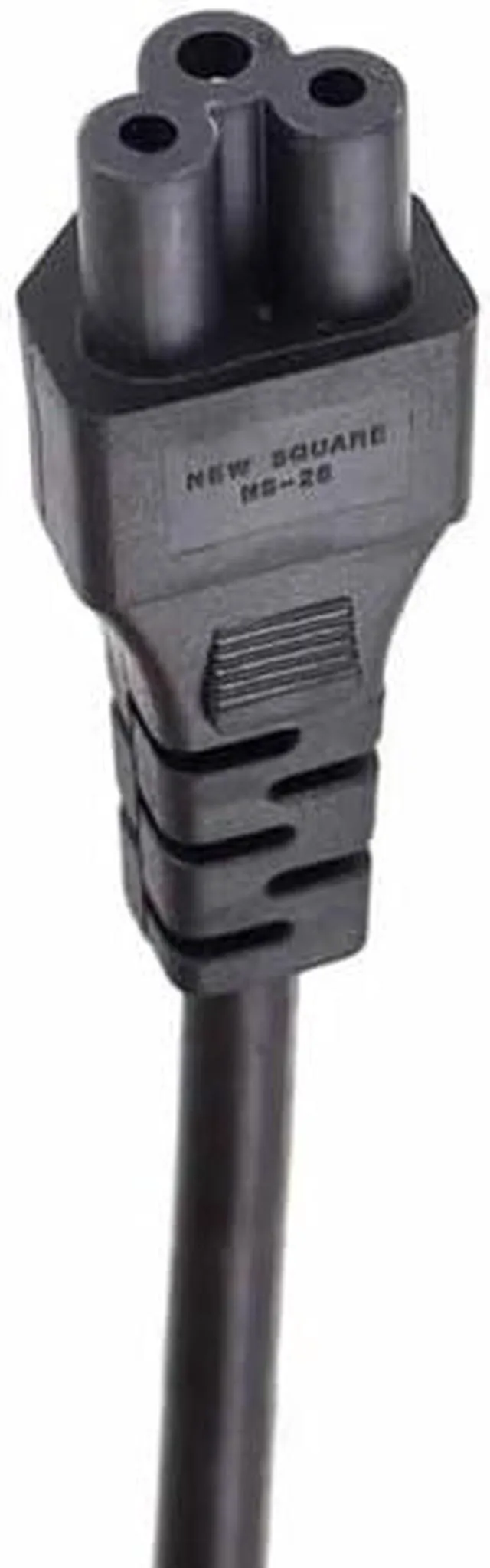 Alt view image 5 of 7 - IEC C5 to C6 Short Power Cord 1 Foot, IEC320 C6 Male to C5 Female Power Extension Cord for PDU UPS, IEC Power Cable,Computer Power Cord,18AWG,1ft/0.3m