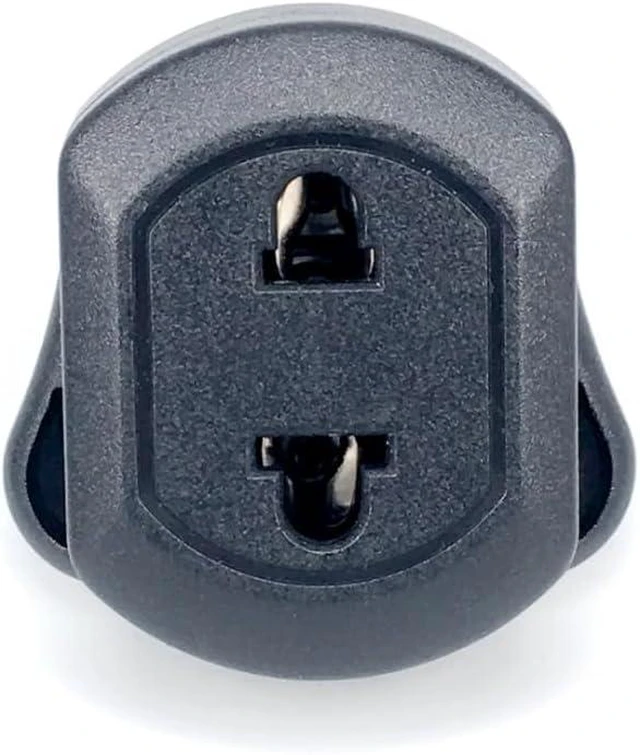 Alt view image 5 of 7 - (2 Pack) Shaver Plug Adaptor Shaving Toothbrush Adapter Epilators Bathroom UK to 2 Pin 3 Pin Power Converter, Euro UK Plug Adapter, US UK Travel Plug Adapter, 13A 250V ,Style 1 ,Black