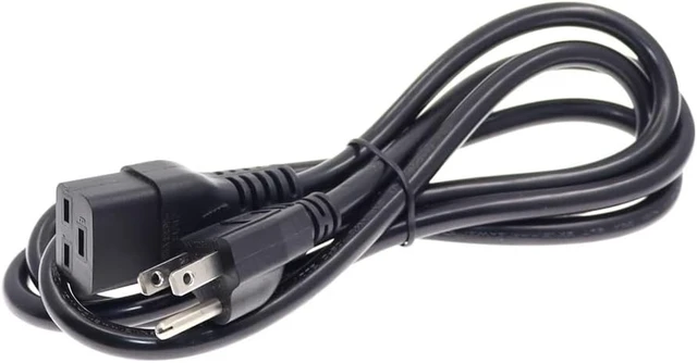 Alt view image 3 of 7 - North American Long Power Cord PC, US Standard 3 Prong NEMA 5-15P to C19 Computer Power Cable, 14 Gauge (2.08mm²) Power Cord, 16A, 110-250V,UL Listed,UPS Supply Power Cord Plug,10ft/3m