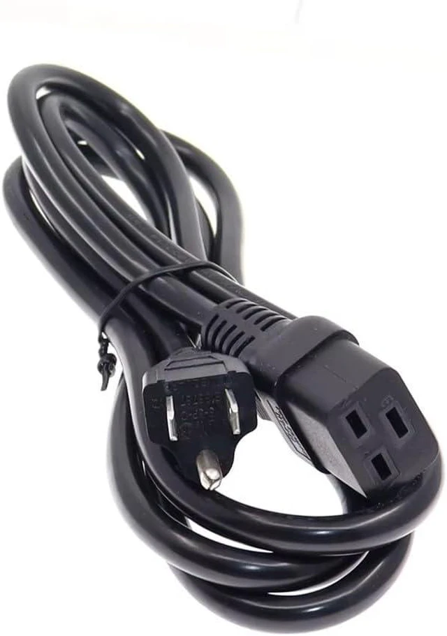 Alt view image 7 of 7 - North American Long Power Cord PC, US Standard 3 Prong NEMA 5-15P to C19 Computer Power Cable, 14 Gauge (2.08mm²) Power Cord, 16A, 110-250V,UL Listed,UPS Supply Power Cord Plug,10ft/3m