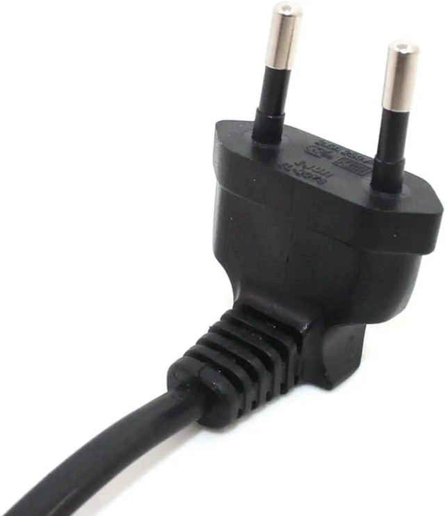 Alt view image 7 of 7 - European EU 2 Prong Power Cord 220v Elbow Plug 90 Degree Angle Euro Extension Cord M/F for PC Computer PDU UPS, Right Angle IEC CEE7/16 Extension Cable,6ft/180cm