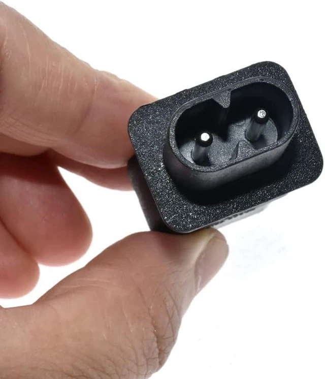 Alt view image 5 of 7 - (2 Pack) IEC C8 to C13 Power Converter Travel Plug Adapter,IEC 320 C13 to C8 Electrical Adapter ,IEC Power Adapter