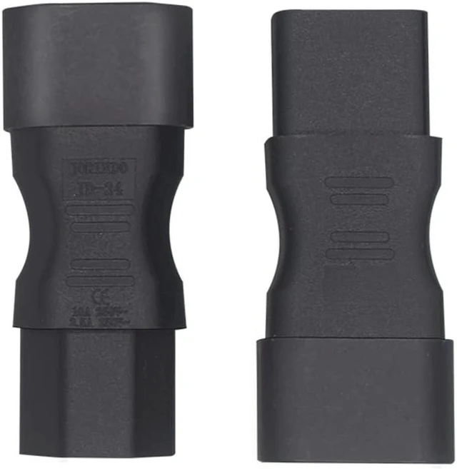 Alt view image 5 of 6 - IEC C14 to C13 Power Converter Travel Plug Adapter for LCD LED TV Wall Mount,IEC 320 C14 to C13 Electrical Adapter ,C13 C14 Cable IEC Power Connector