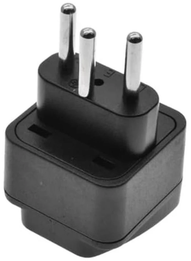 Alt view image 2 of 5 - (2 Pack) Switzerland to Universal Travel Plug Adapter, Swiss Universal Travel Plug Adapter, Switzerland Type J, International to Switzerland Plug Converter,Black