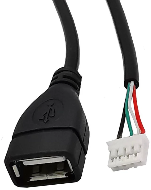 Alt view image 4 of 7 - 2 Pack USB to PH2.0 Cable, PH2.0 Female to USB 2.0 Female to 4 pin Data Cable ,1ft/30cm