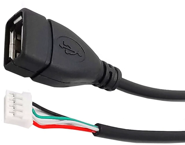 Alt view image 5 of 7 - 2 Pack USB to PH2.0 Cable, PH2.0 Female to USB 2.0 Female to 4 pin Data Cable ,1ft/30cm